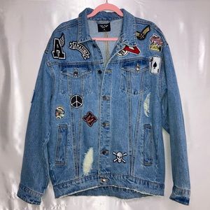 CEDAR WOOD STATE PATCH JEAN JACKET (M)